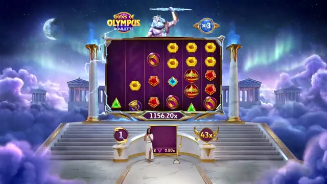 Big win on Gates of Olympus Roulette