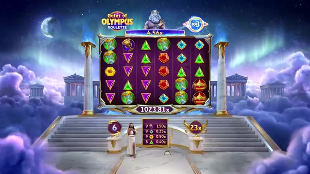 Big win on Gates of Olympus Roulette