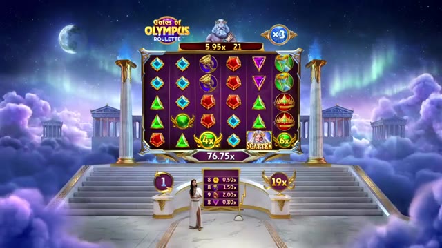 Big win on Gates of Olympus Roulette