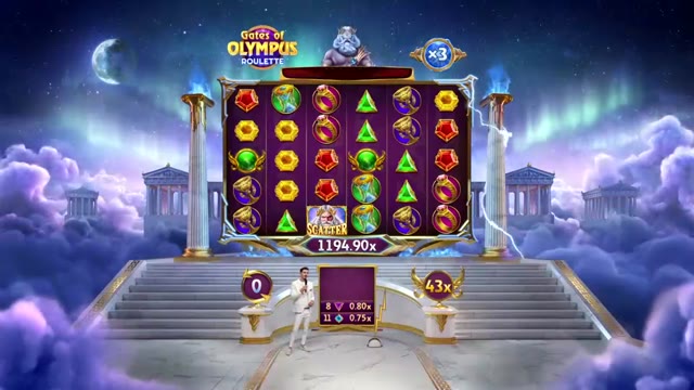 Big win on Gates of Olympus Roulette